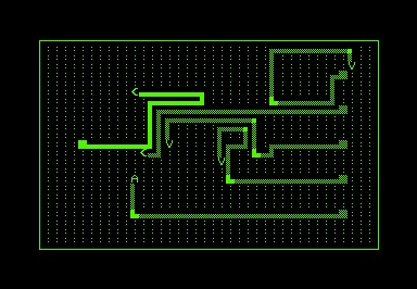 Tron Light Cycles v2 game screenshot for Commodore PET